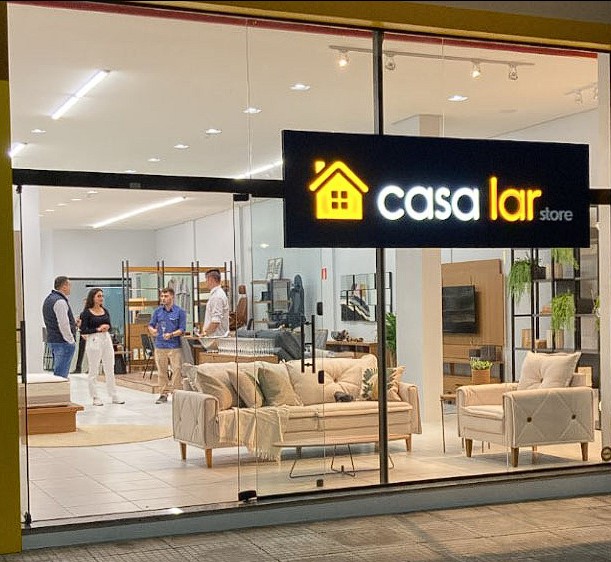 Fachada da loja CasaHome